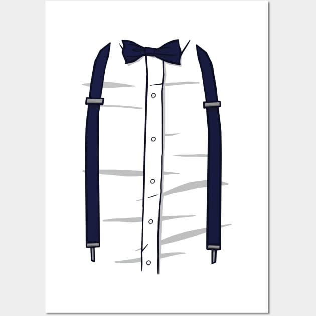 Funny suspenders Wall Art by LR_Collections